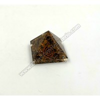 Orgonita Galaxy Ojo de tigre 4 x 4 cm