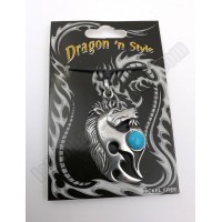 Unicornio Mágico con piedra azul