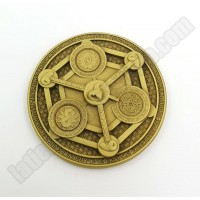 Moneda X color bronce