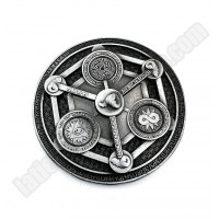 Moneda X color plata antigua